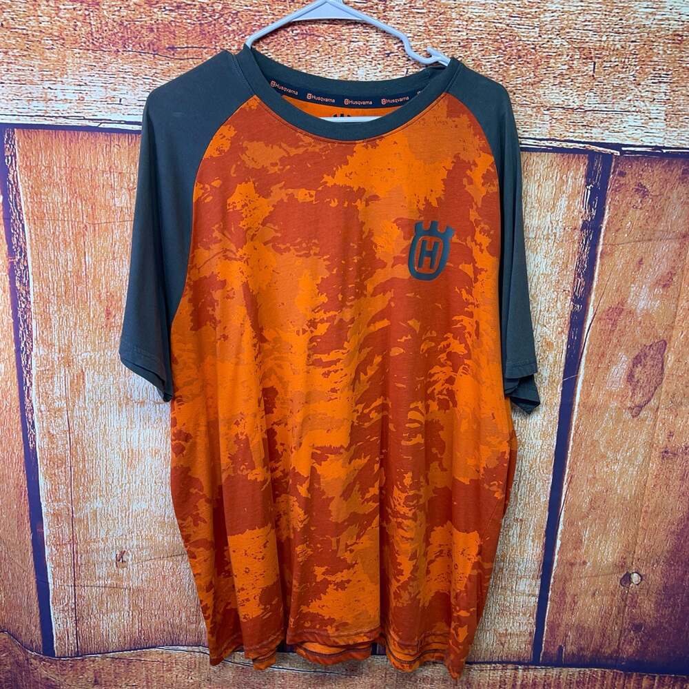 Husqvarna Xplorer TERRÄNG Short-Sleeve Camo Raglan T-Shirt XXL
